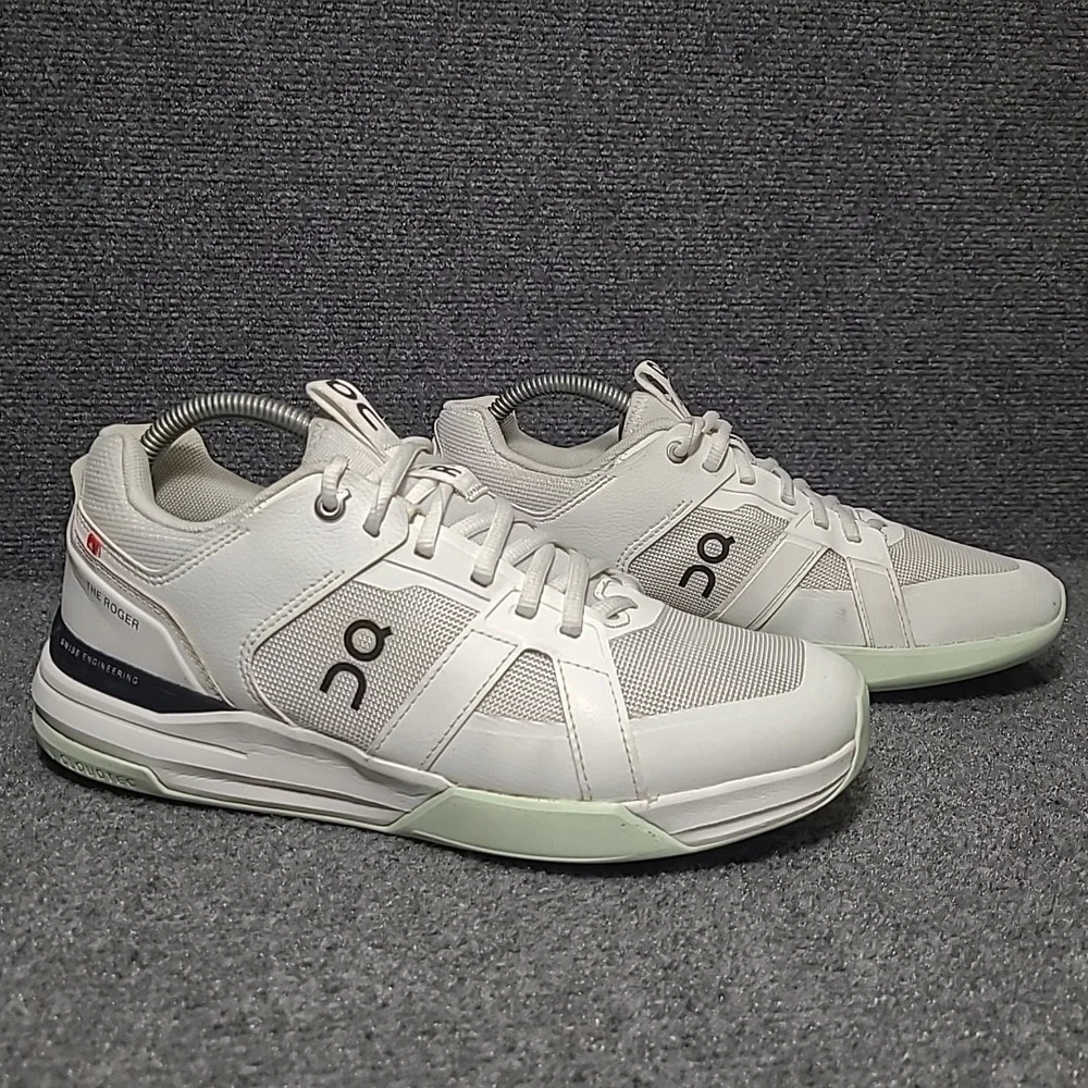 On The Roger Clubhouse Pro, White/Lima, Men's 8 Medium‎ US